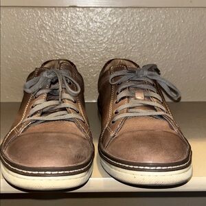 Johnston & Murphy Brown Leather Sneakers